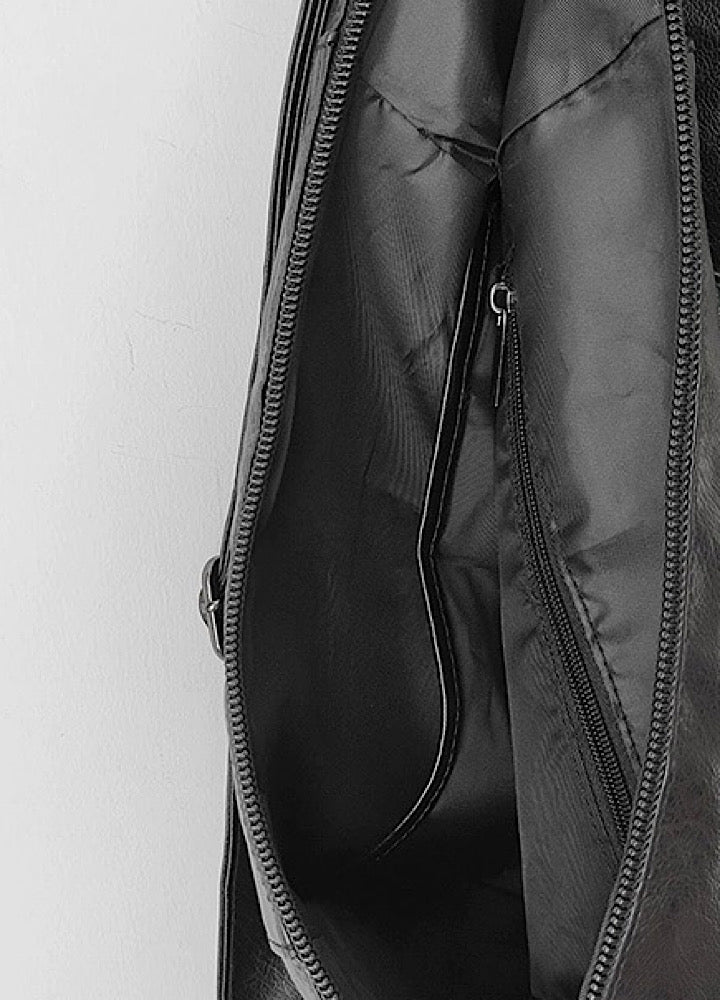 【4/1新作】Regular silhouette design multi-leather bag  HL3031