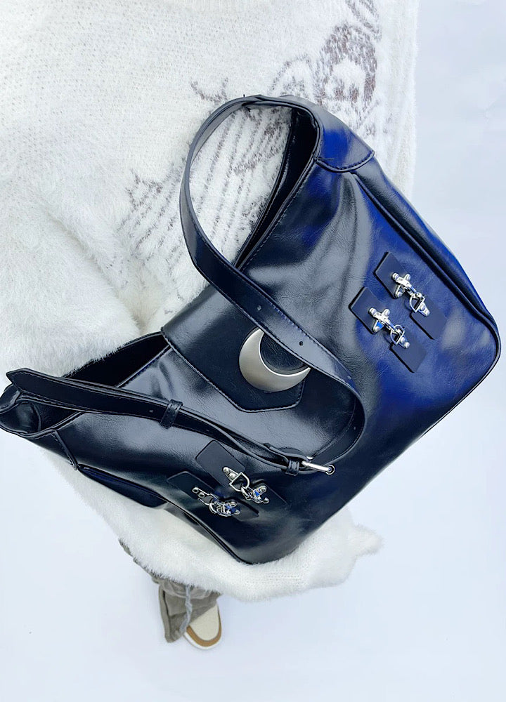 Moon Blackie Leather Design Multiway Bag  HL3033