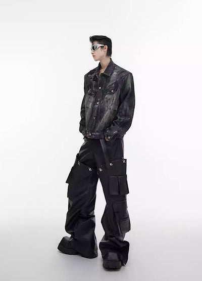【Culture E】Gracie washed simple silhouette denim jacket  CE0075