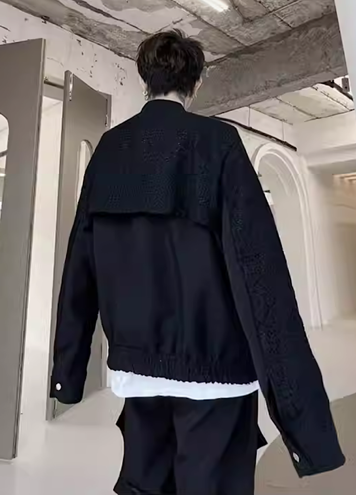 【Mr.city】Beautiful gothic design full zip over jacket  MC0018