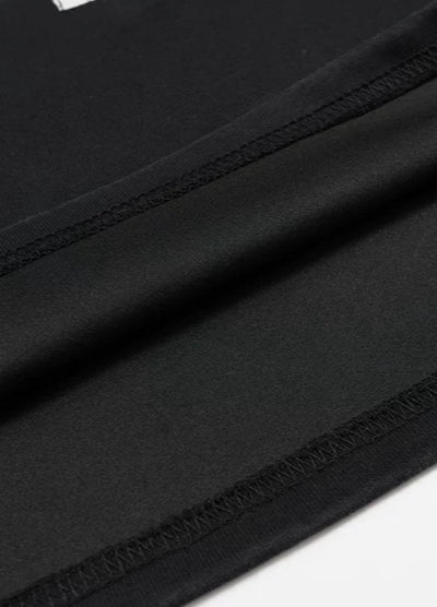 【MR nearly】Initial flame design monotone loose long sleeve T-shirt  MR0163