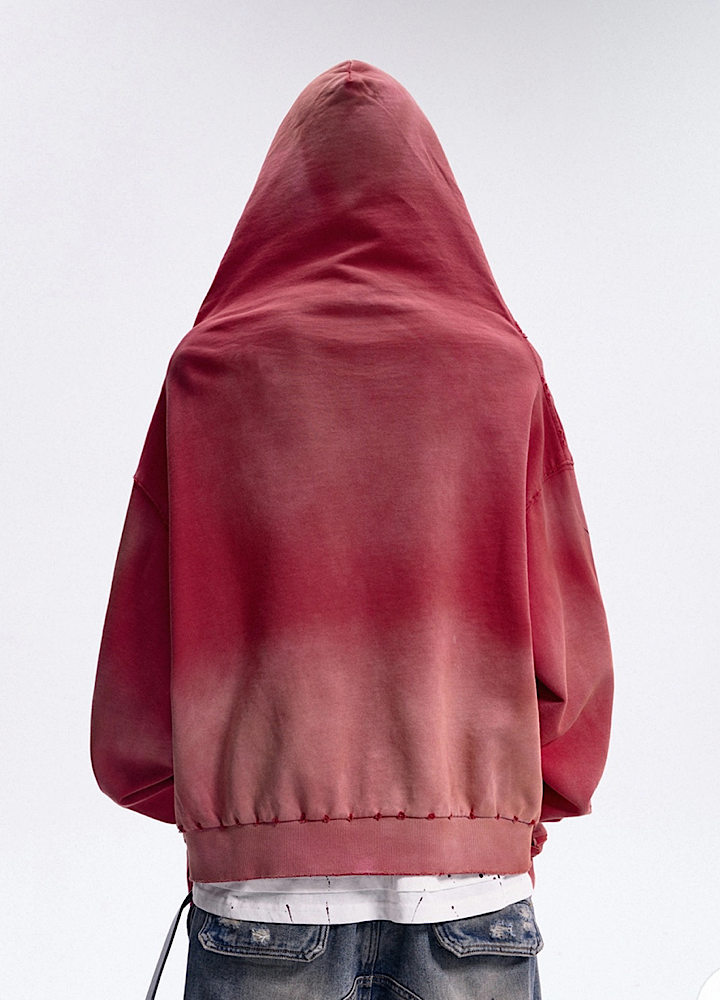【People Style】Full-zip Dark Devil Street Design Hoodie  PS0063