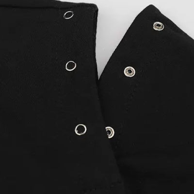 【K787】Front dark design sleeve gimmick style short sleeve T-shirt  KL0006