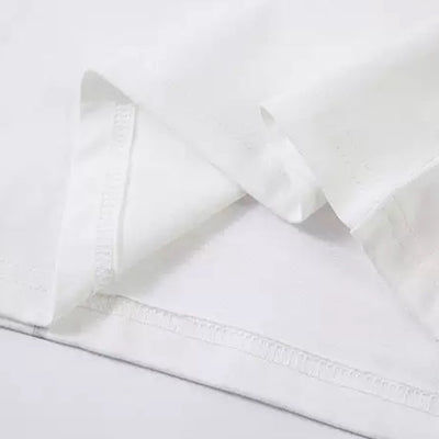 【K787】Initial rot design painted monotone short sleeve T-shirt  KL0010