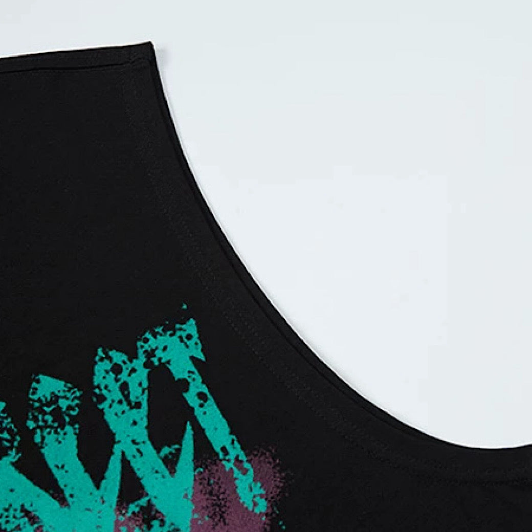 【XPXME】Punk Art Illustration Rebellion Design Street Sleeveless  XP0016