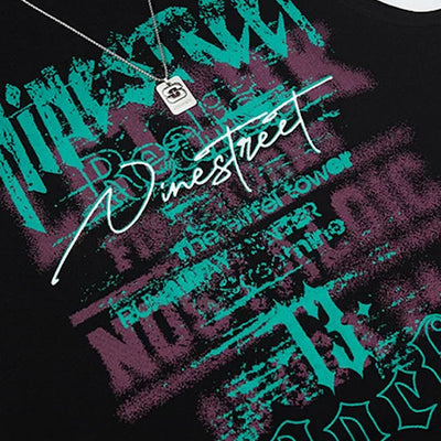 【XPXME】Punk Art Illustration Rebellion Design Street Sleeveless  XP0016
