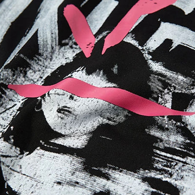 【XPXME】Blindfold rabbit design distressed pinky sleeveless  XP0020