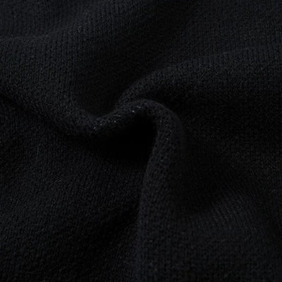 【XPXME】Gimmick Chain Design Front Illustration Over Knit  XP0021