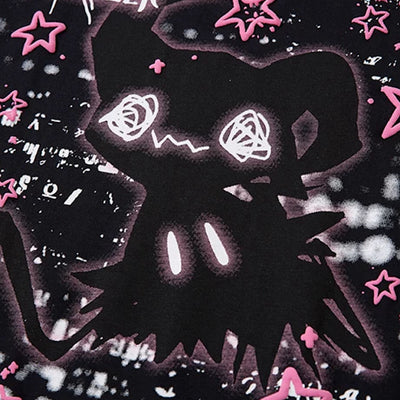 【XPXME】Pinky cute character front illustration design short sleeve T-shirt  XP0022