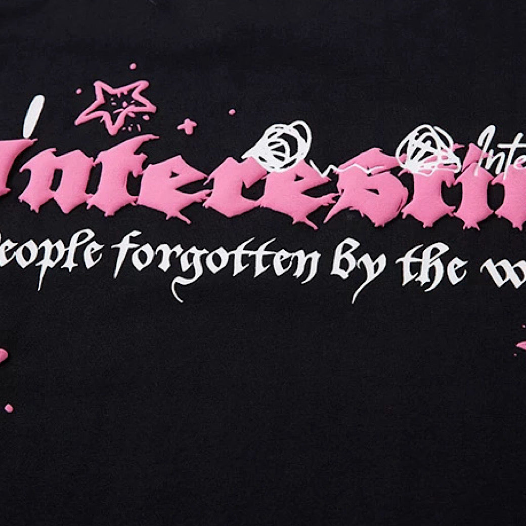 【XPXME】Pinky cute character front illustration design short sleeve T-shirt  XP0022