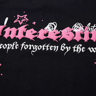 【XPXME】Pinky cute character front illustration design short sleeve T-shirt  XP0022