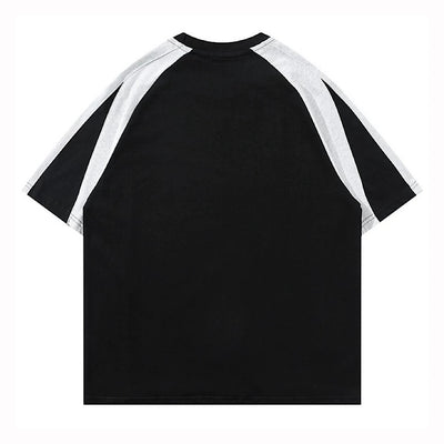 【XPXME】Simple sporty casual design gaming style short sleeve T-shirt  XP0024