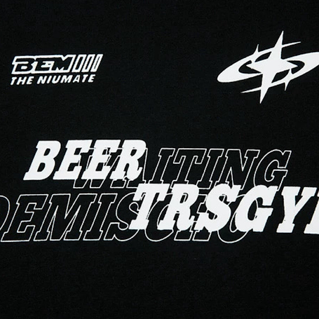 【XPXME】Simple sporty casual design gaming style short sleeve T-shirt  XP0024
