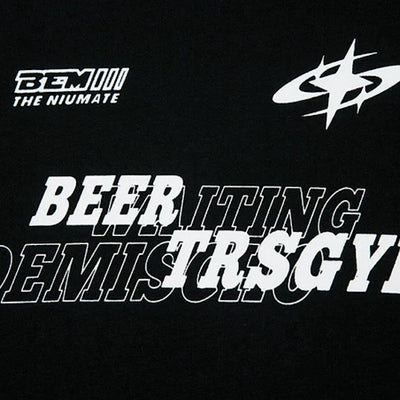 【XPXME】Simple sporty casual design gaming style short sleeve T-shirt  XP0024