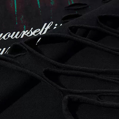 【XPXME】Dark Sludge Star Design Green Point Damage Sleeveless  XP0025