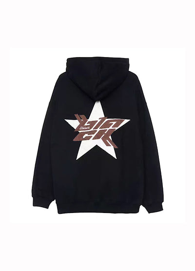【JEM】Vintage graphic star design hoodie  JE0041