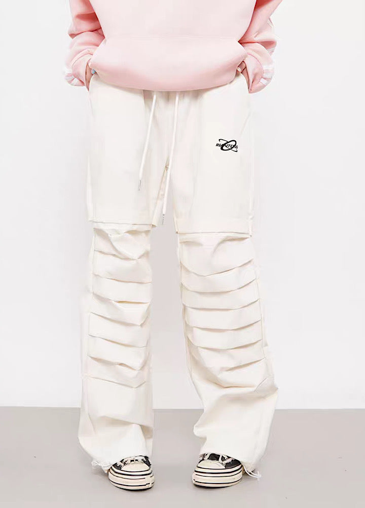 Countless layered silhouette straight silhouette overpants HL3020