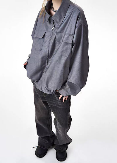 【H GANG X】Double pocket casual movement jacket  HX0017