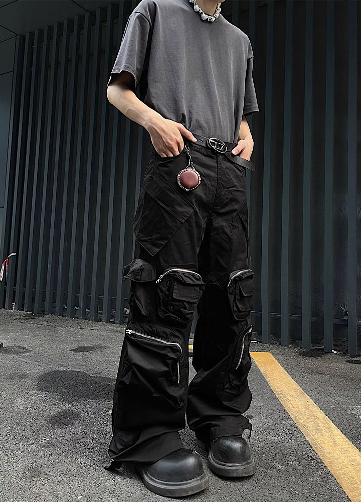 [MAXDSTR] Multi-pocket design street style cargo pants MD0116