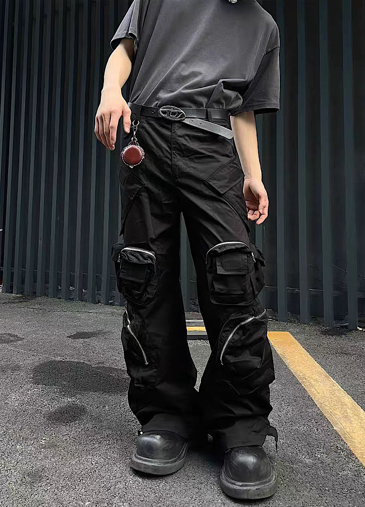 MAXDSTR] Multi-pocket design street style cargo pants MD0116 – HI
