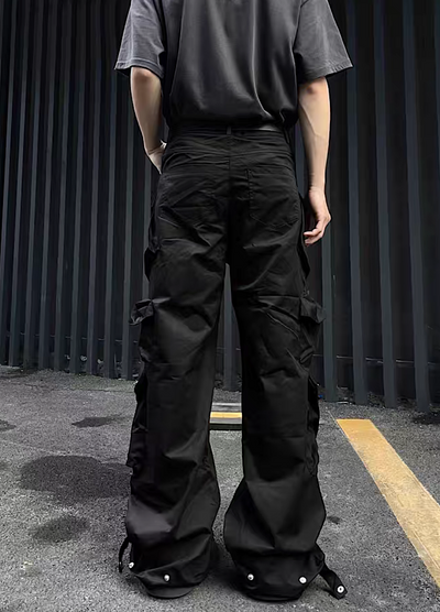[MAXDSTR] Multi-pocket design street style cargo pants MD0116
