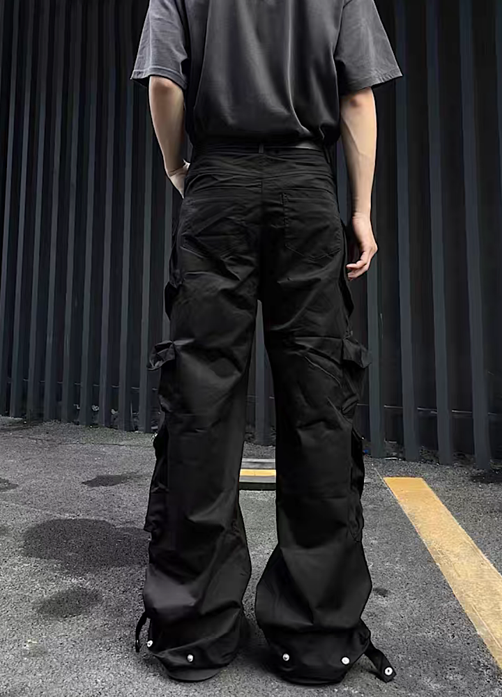 MAXDSTR] Multi-pocket design street style cargo pants MD0116