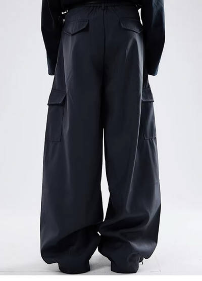 [DARKFOG] Straight over wide silhouette natural mode cargo pants DF0024