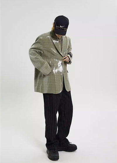【People Style】Sparkling random color high road modeless jacket  PS0021