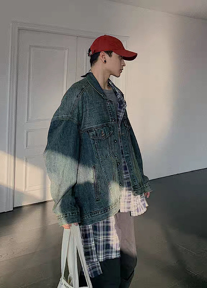 OVER SILHOUETTE JACKET JOSEMOON ARRANGEMENT JACKET ジャケット MIX 