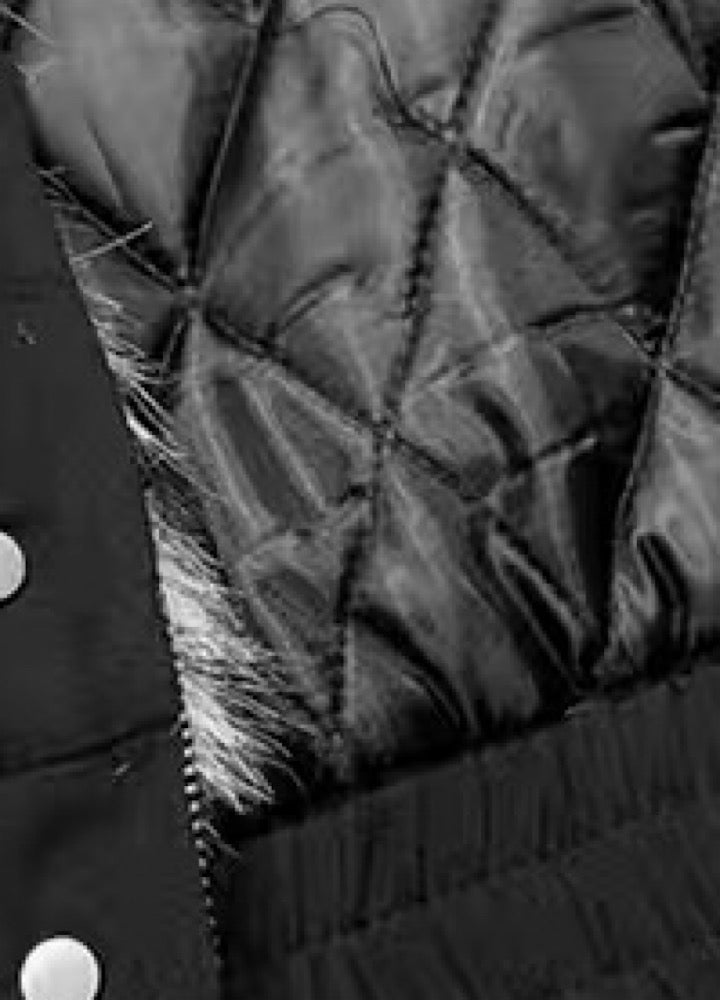 【TR BRUSHSHIFT】Simple multi-line design ribbed fur hoodie jacket  TB0075