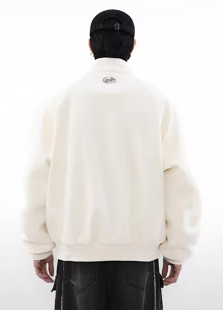 [MR nearly] Simple normless silhouette one patch jacket MR0050