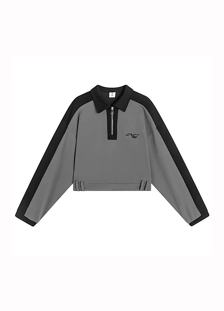[Universal Gravity Museum] Short sleeve style bicolor design road shirt UG0033