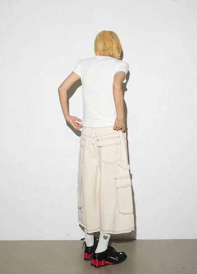 【MICHINNYON】Front snake design y2k style short sleeve tight T-shirt  MY0045