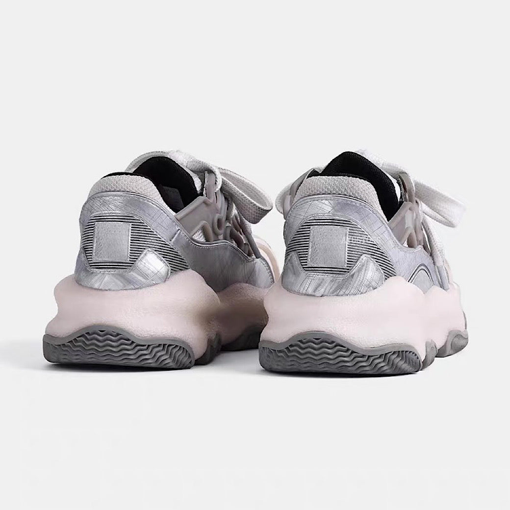 【12/3新作】 Futuristic Y2K casual style upper design platform sneakers  HL3214