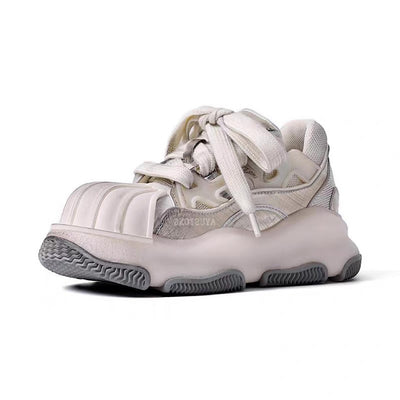 【12/3新作】 Futuristic Y2K casual style upper design platform sneakers  HL3214