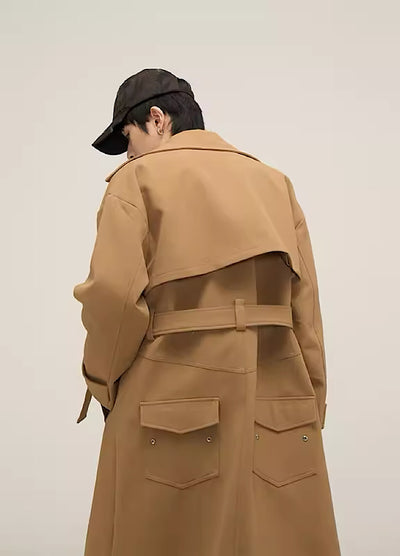 Natural road straight silhouette simple coat jacket HL2979