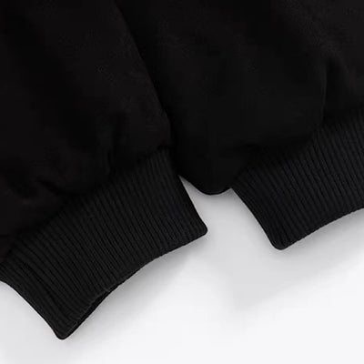 【12/3新作】 Simple design reversible fur style wide hoodie jacket  HL3217