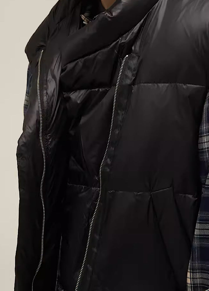 【10/30新作】Dump punk silhouette down design vest  HL2982