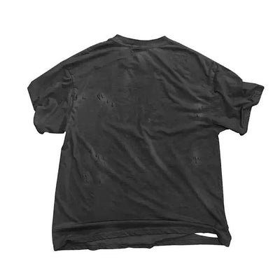 【9/5新作】Muted base moonlight front design short sleeve T-shirt  HL3196
