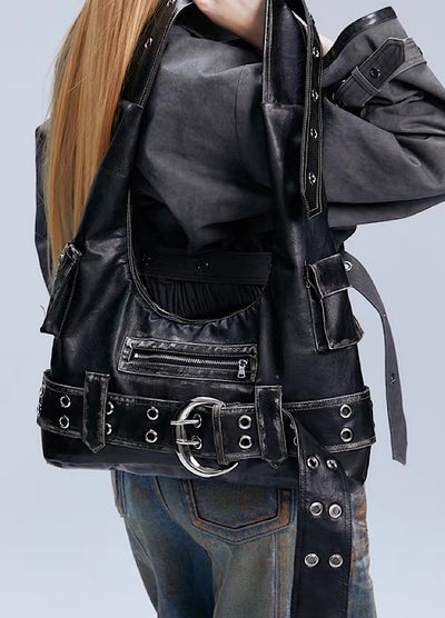 【9/5新作】Front vintage design shoulder belt bag  HL3198