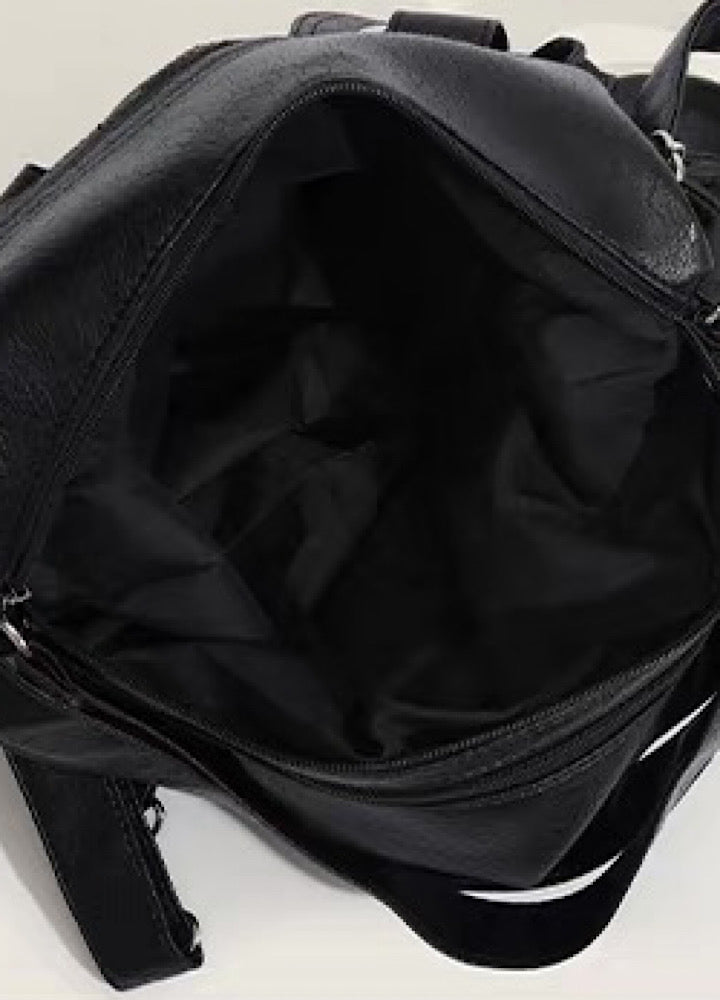 【9/5新作】2-way style shoulder and backpack synthetic leather design bag  HL3199