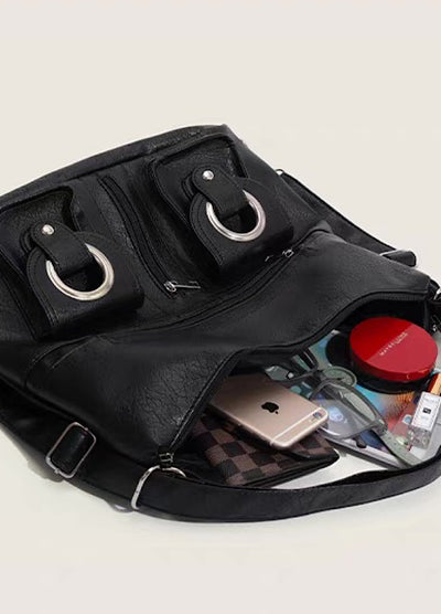 【9/5新作】2-way style shoulder and backpack synthetic leather design bag  HL3199