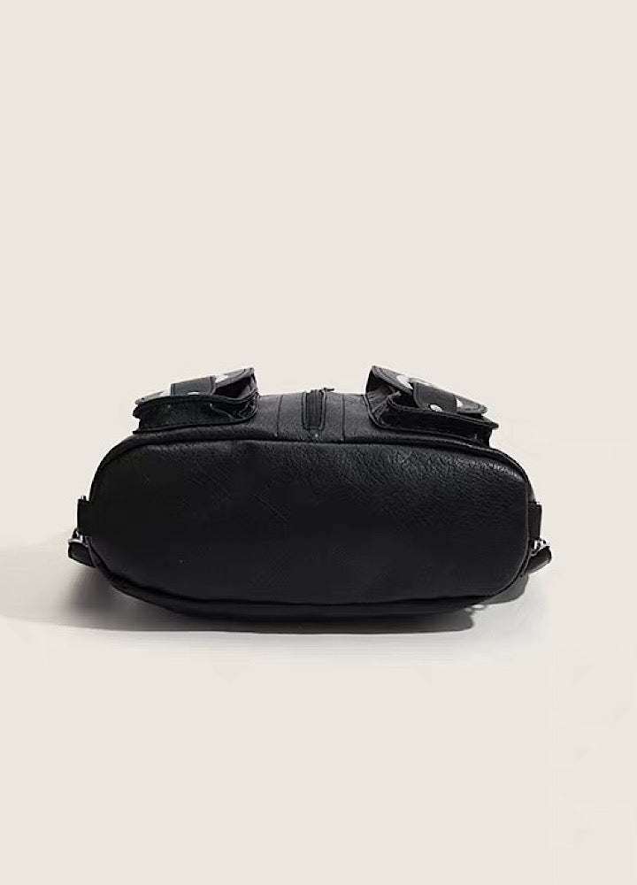 【9/5新作】2-way style shoulder and backpack synthetic leather design bag  HL3199