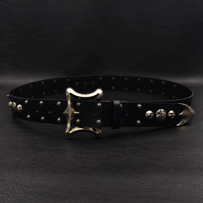 【9/5新作】Big clasp style silver attachment belt  HL3202