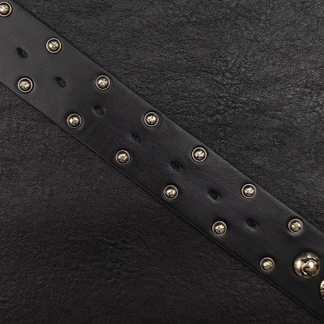 【9/5新作】Big clasp style silver attachment belt  HL3202