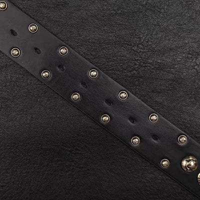 【9/5新作】Big clasp style silver attachment belt  HL3202