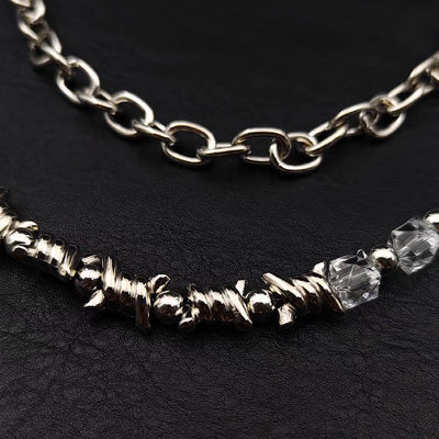 【9/5新作】Double chain design iron bar style wallet chain  HL3203