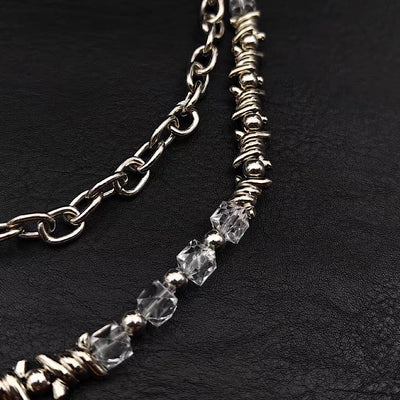 【9/5新作】Double chain design iron bar style wallet chain  HL3203