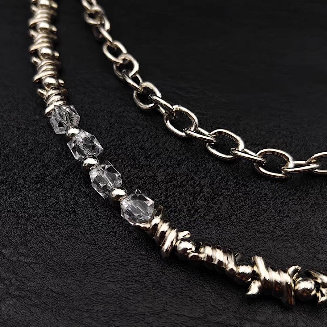 【9/5新作】Double chain design iron bar style wallet chain  HL3203
