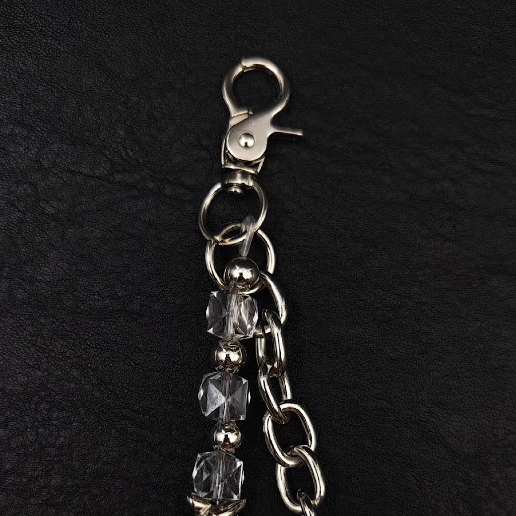 【9/5新作】Double chain design iron bar style wallet chain  HL3203